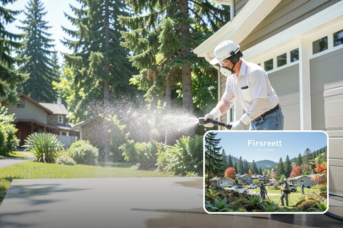 Whole Home Exterior Cleaning in Fircrest, Pierce County, WA - Covers every exterior surface in one visit