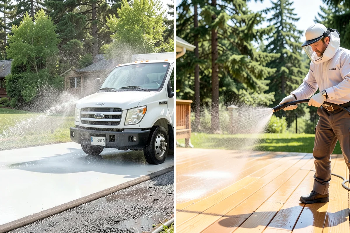 Whole Home Exterior Cleaning in Gig Harbor, Pierce County, WA - Survey the full exterior and plan the sequence