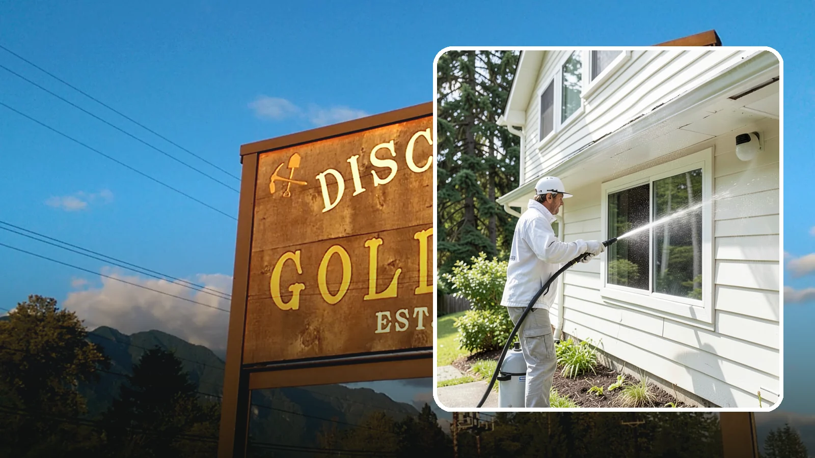 Whole Home Exterior Cleaning in Gold Bar, Snohomish County, WA - Whole home exterior cleaning is a complete package covering siding, trim, eaves, and entry surfaces for a fully refreshed...