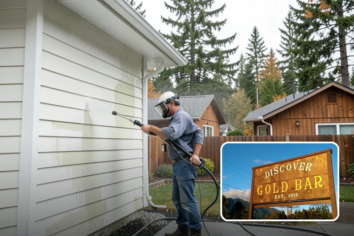 Whole Home Exterior Cleaning in Gold Bar, Snohomish County, WA - Covers every exterior surface in one visit