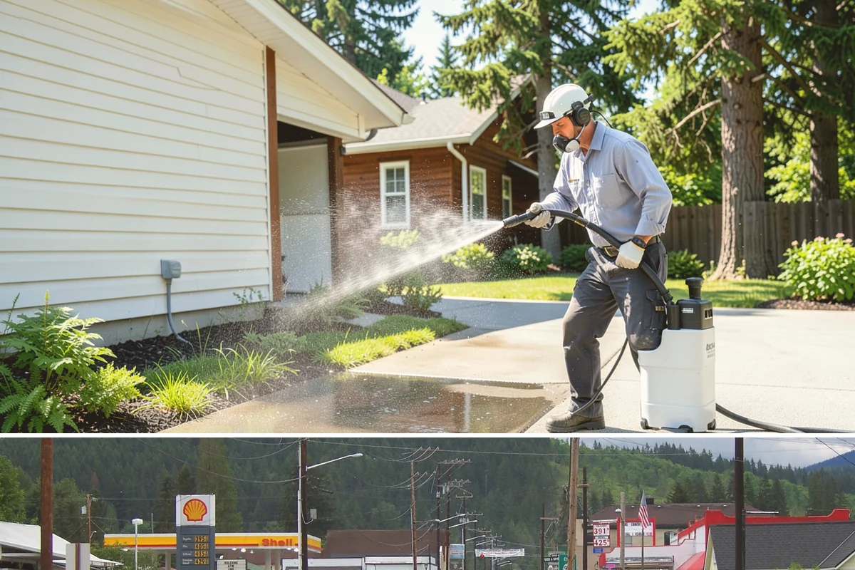Whole Home Exterior Cleaning in Granite Falls, Snohomish County, WA - Book the full package during the dry summer window so every surface dries cleanly before the rains return.