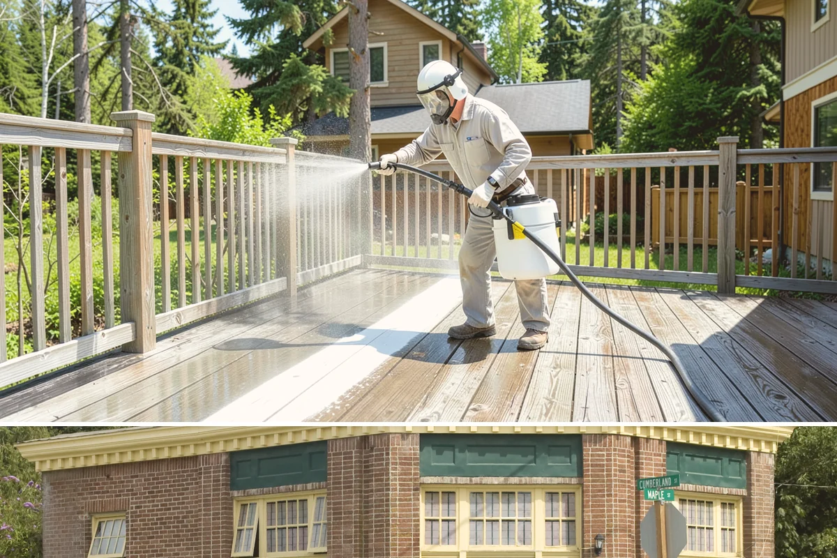 Whole Home Exterior Cleaning in Hamilton, Skagit County, WA - Book the full package during the dry summer window so every surface dries cleanly before the rains return.