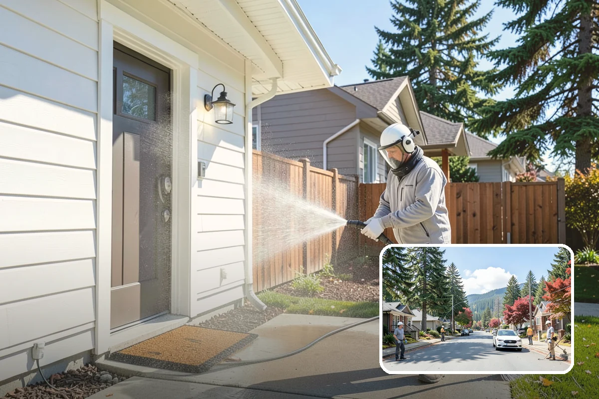 Whole Home Exterior Cleaning in Hunts Point, King County, WA - Covers every exterior surface in one visit