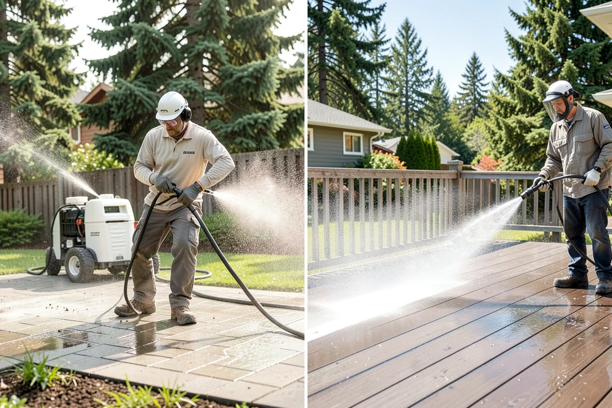 Whole Home Exterior Cleaning in Hunts Point, King County, WA - Survey the full exterior and plan the sequence