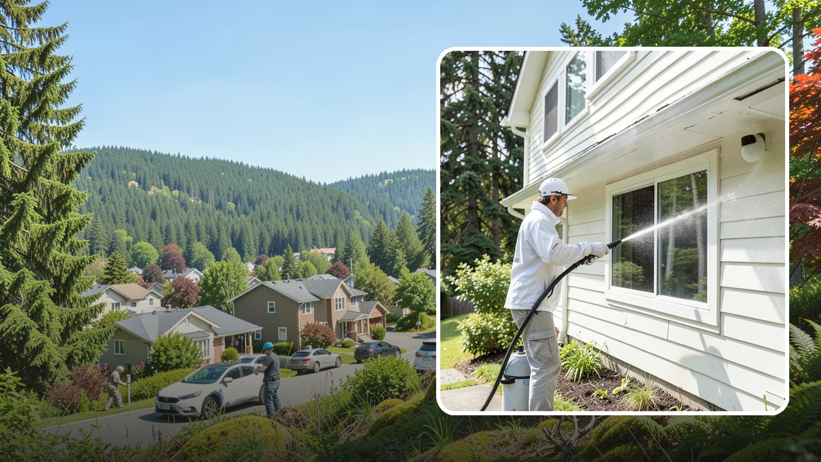 Whole Home Exterior Cleaning in Index, Snohomish County, WA - Whole home exterior cleaning is a complete package covering siding, trim, eaves, and entry surfaces for a fully refreshed...