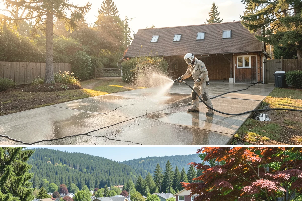 Whole Home Exterior Cleaning in Index, Snohomish County, WA - Book the full package during the dry summer window so every surface dries cleanly before the rains return.