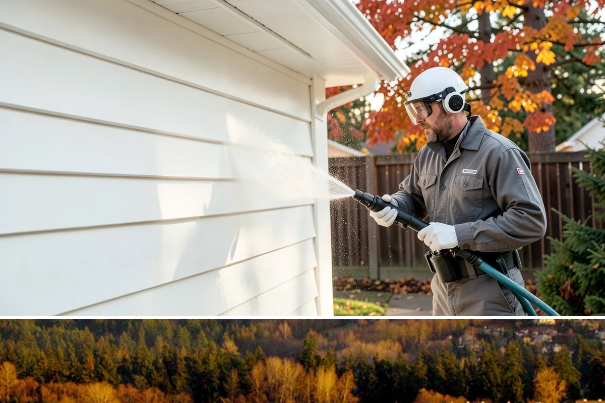 Whole Home Exterior Cleaning in Kenmore, King County, WA - Book the full package during the dry summer window so every surface dries cleanly before the rains return.