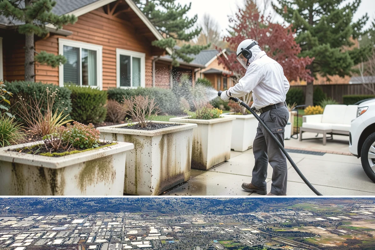 Whole Home Exterior Cleaning in Kent, King County, WA - Book the full package during the dry summer window so every surface dries cleanly before the rains return.