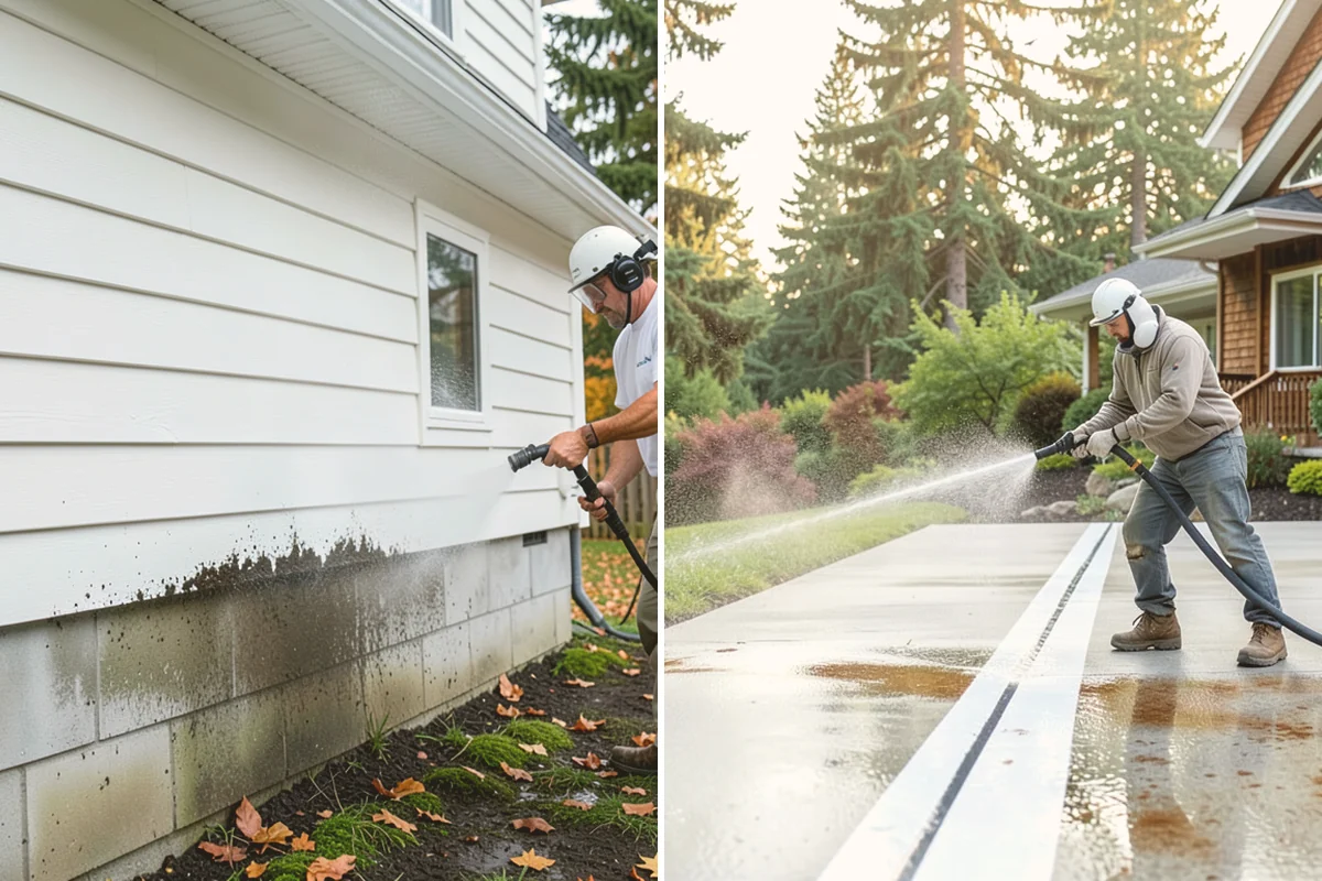 Whole Home Exterior Cleaning in Kirkland, King County, WA - Survey the full exterior and plan the sequence