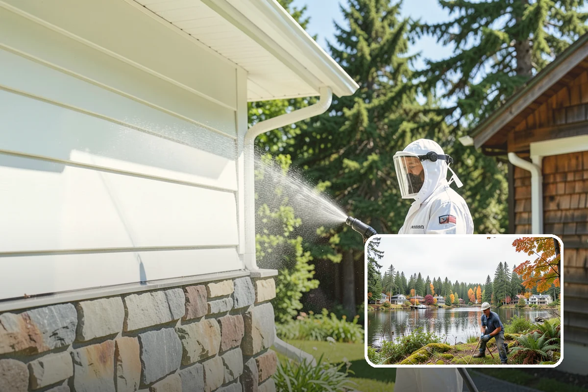 Whole Home Exterior Cleaning in La Conner, Skagit County, WA - Covers every exterior surface in one visit