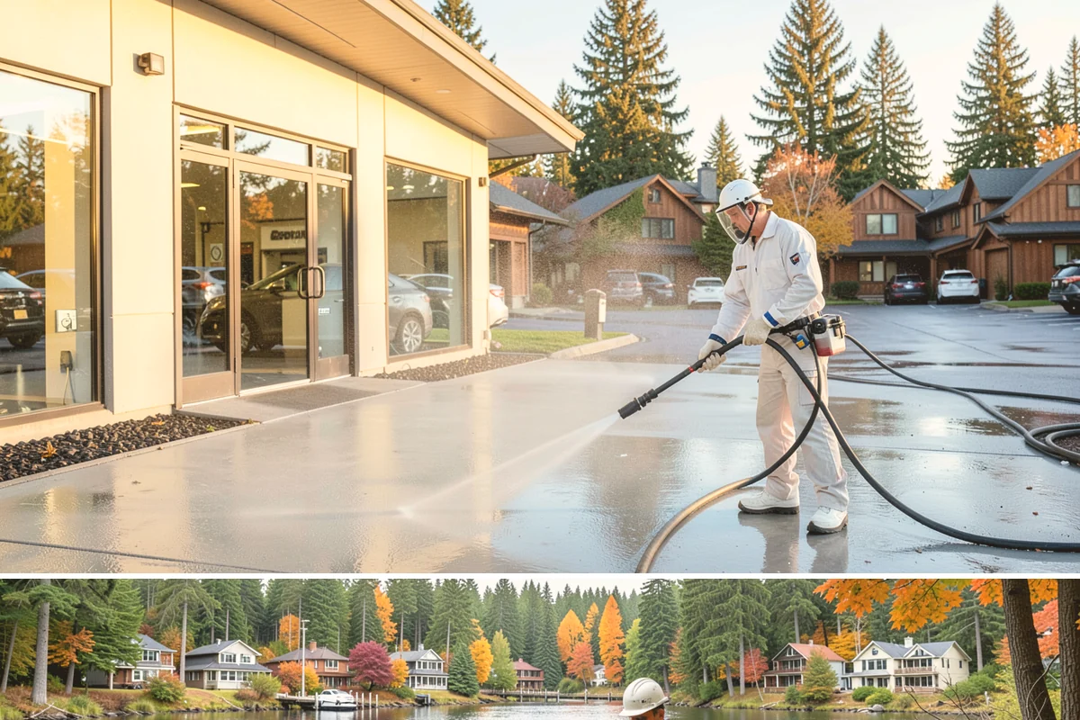Whole Home Exterior Cleaning in La Conner, Skagit County, WA - Book the full package during the dry summer window so every surface dries cleanly before the rains return.