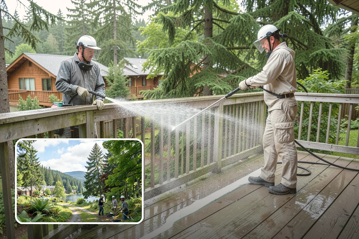 Whole Home Exterior Cleaning in Lake Forest Park, King County, WA - Covers every exterior surface in one visit