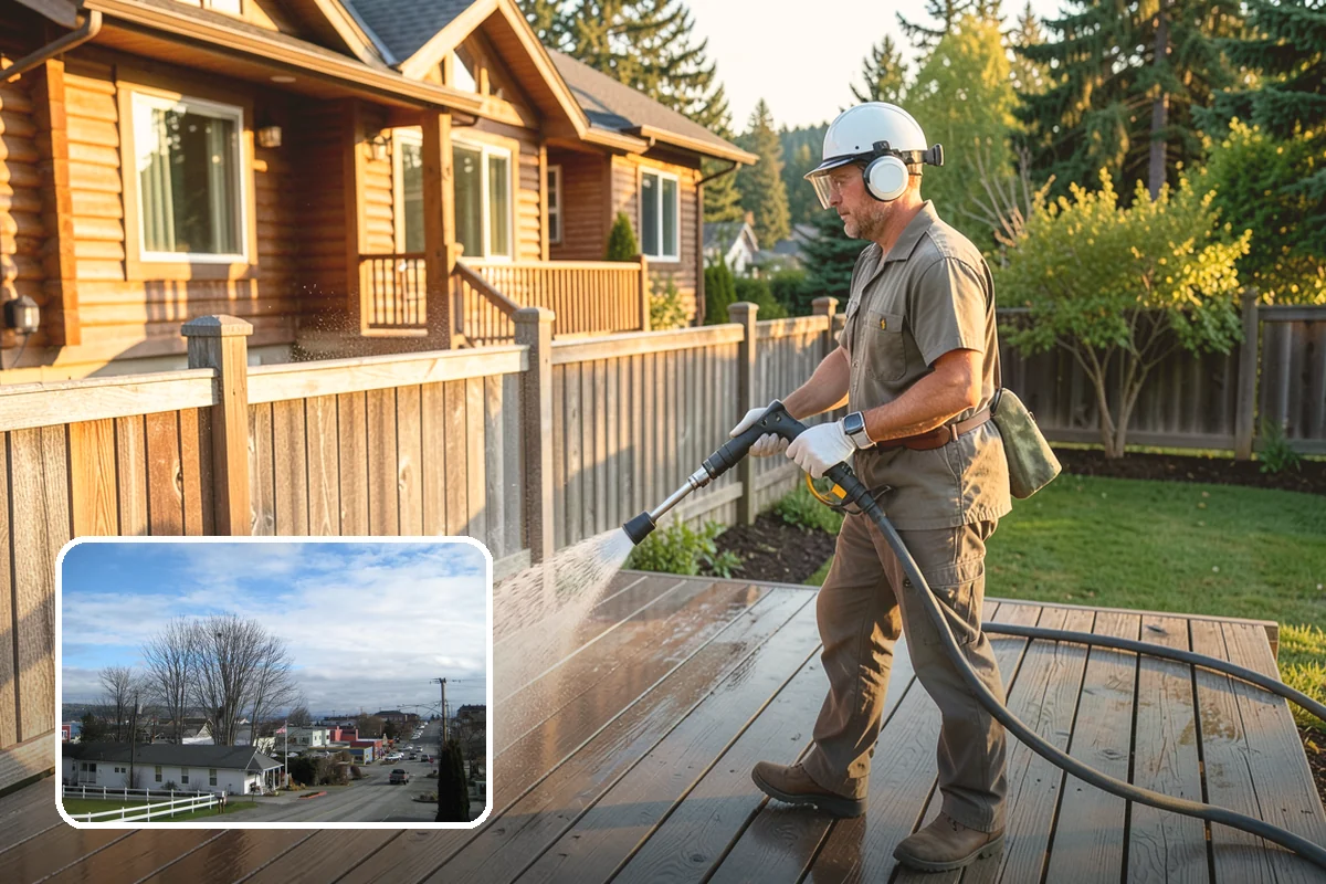 Whole Home Exterior Cleaning in Langley, Island County, WA - Covers every exterior surface in one visit