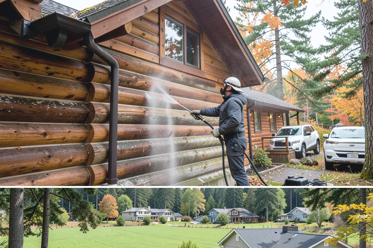 Whole Home Exterior Cleaning in Lyman, Skagit County, WA - Book the full package during the dry summer window so every surface dries cleanly before the rains return.