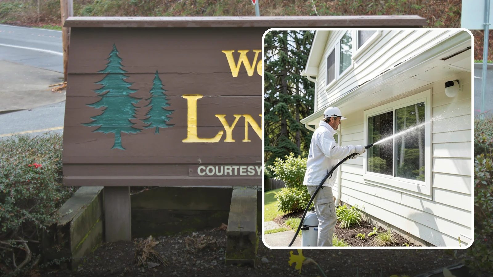 Whole Home Exterior Cleaning in Lynnwood, Snohomish County, WA - Whole home exterior cleaning is a complete package covering siding, trim, eaves, and entry surfaces for a fully refreshed...