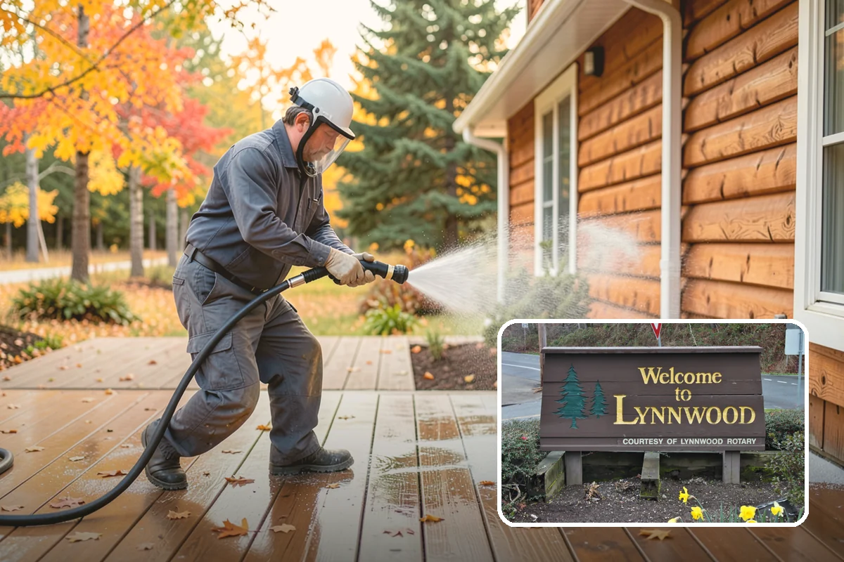 Whole Home Exterior Cleaning in Lynnwood, Snohomish County, WA - Covers every exterior surface in one visit