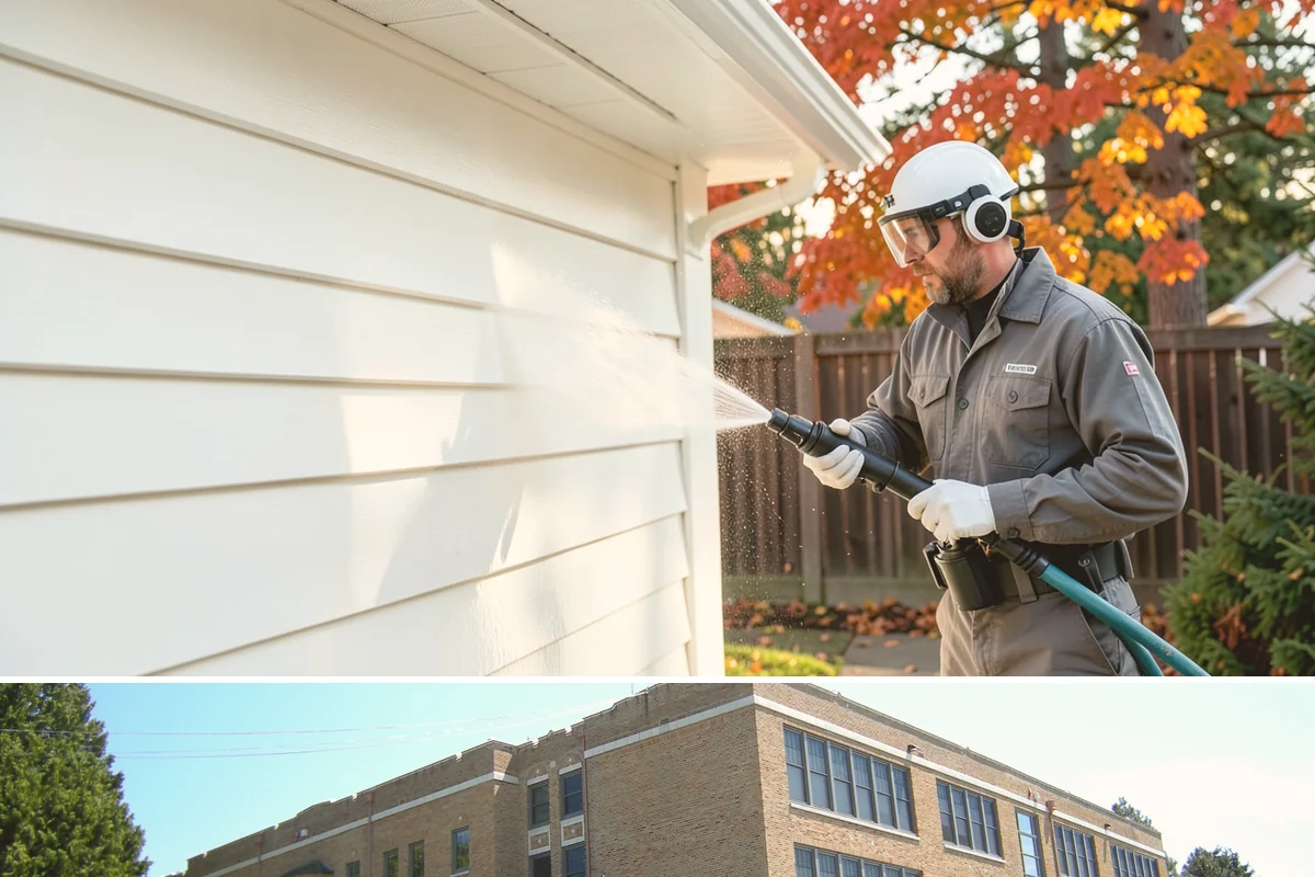 Whole Home Exterior Cleaning in Maple Valley, King County, WA - Book the full package during the dry summer window so every surface dries cleanly before the rains return.