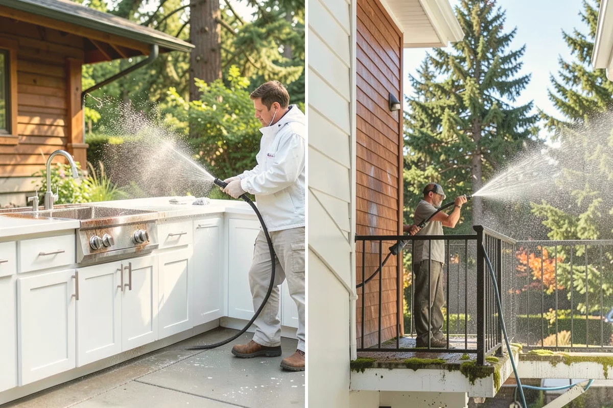 Whole Home Exterior Cleaning in Milton, King County, WA - Survey the full exterior and plan the sequence