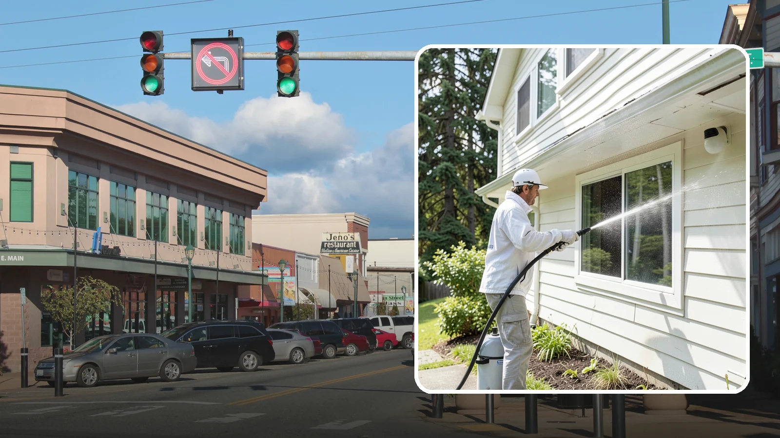 Whole Home Exterior Cleaning in Monroe, Snohomish County, WA - Whole home exterior cleaning is a complete package covering siding, trim, eaves, and entry surfaces for a fully refreshed...