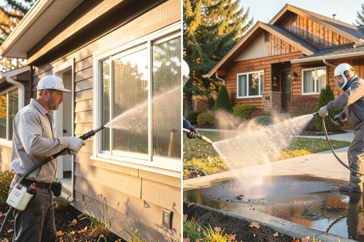 Whole Home Exterior Cleaning in Monroe, Snohomish County, WA - Survey the full exterior and plan the sequence