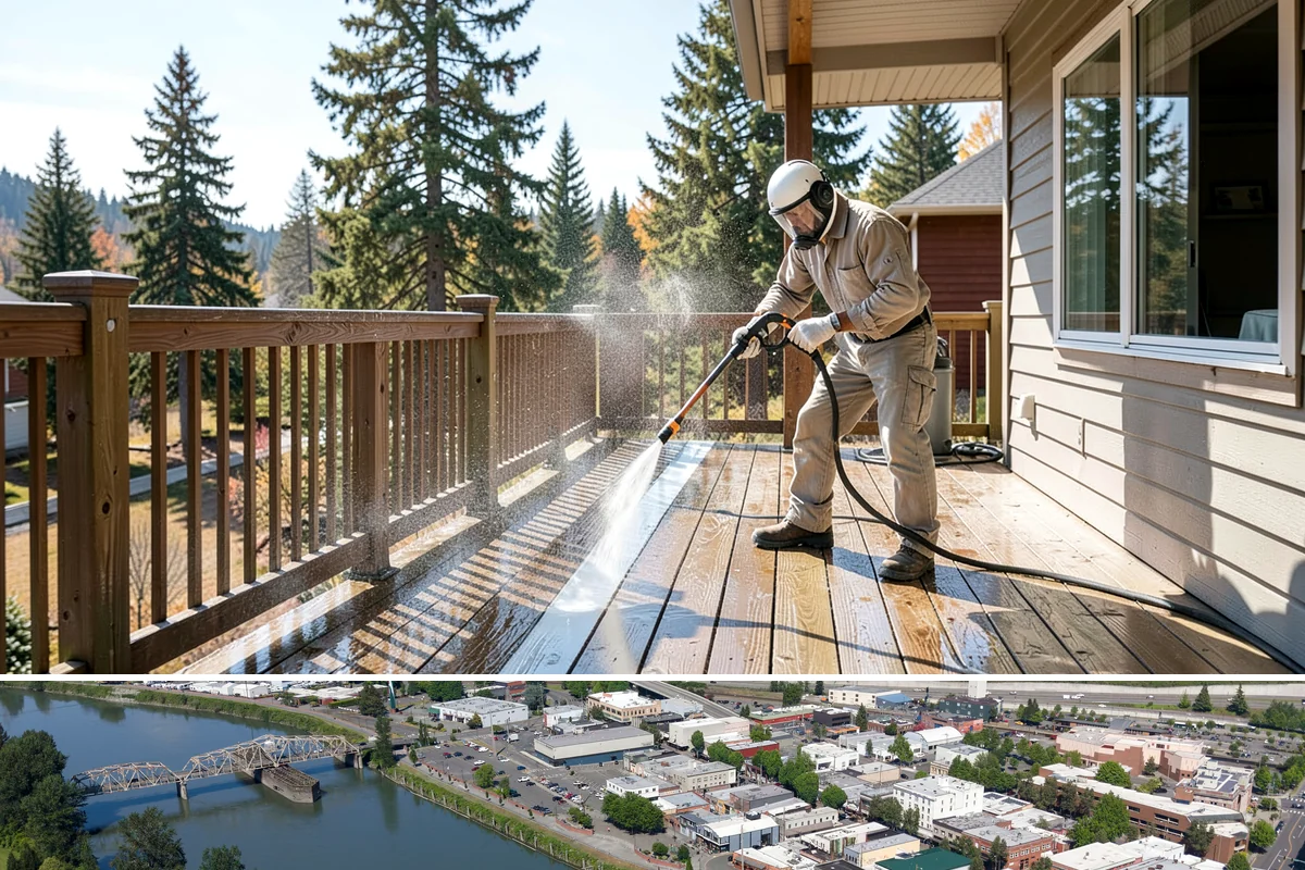Whole Home Exterior Cleaning in Mount Vernon, Skagit County, WA - Book the full package during the dry summer window so every surface dries cleanly before the rains return.