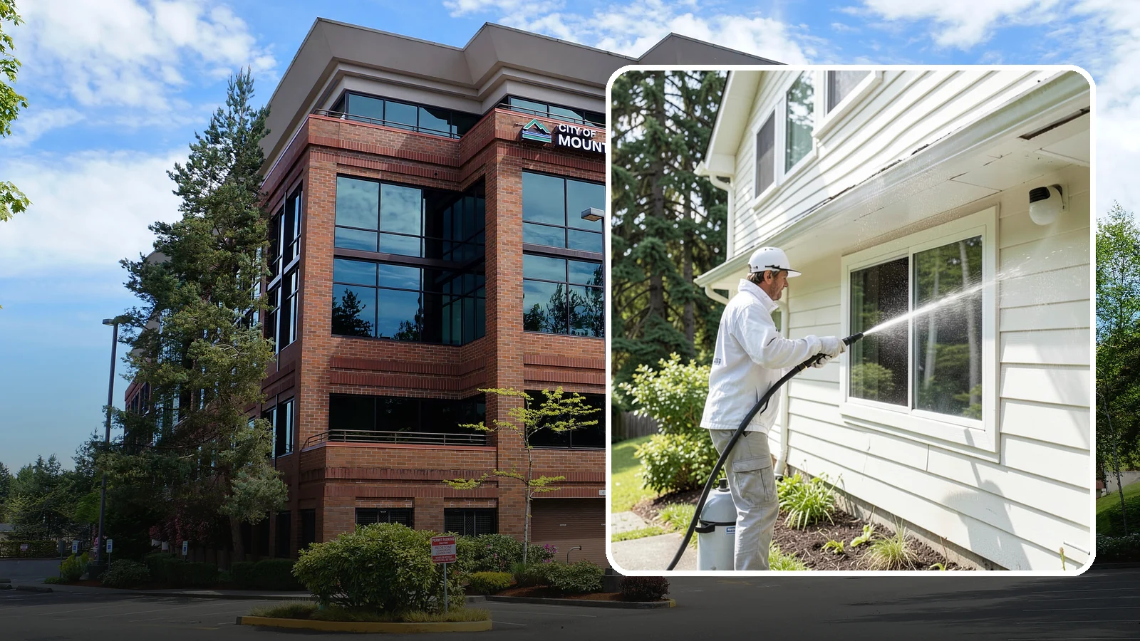 Whole Home Exterior Cleaning in Mountlake Terrace, Snohomish County, WA - Whole home exterior cleaning is a complete package covering siding, trim, eaves, and entry surfaces for a fully refreshed...