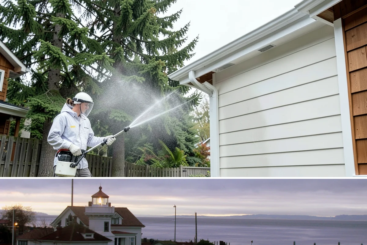 Whole Home Exterior Cleaning in Mukilteo, Snohomish County, WA - Book the full package during the dry summer window so every surface dries cleanly before the rains return.