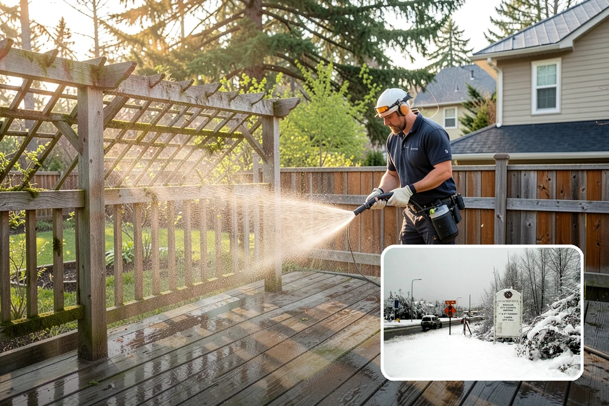 Whole Home Exterior Cleaning in Newcastle, King County, WA - Covers every exterior surface in one visit