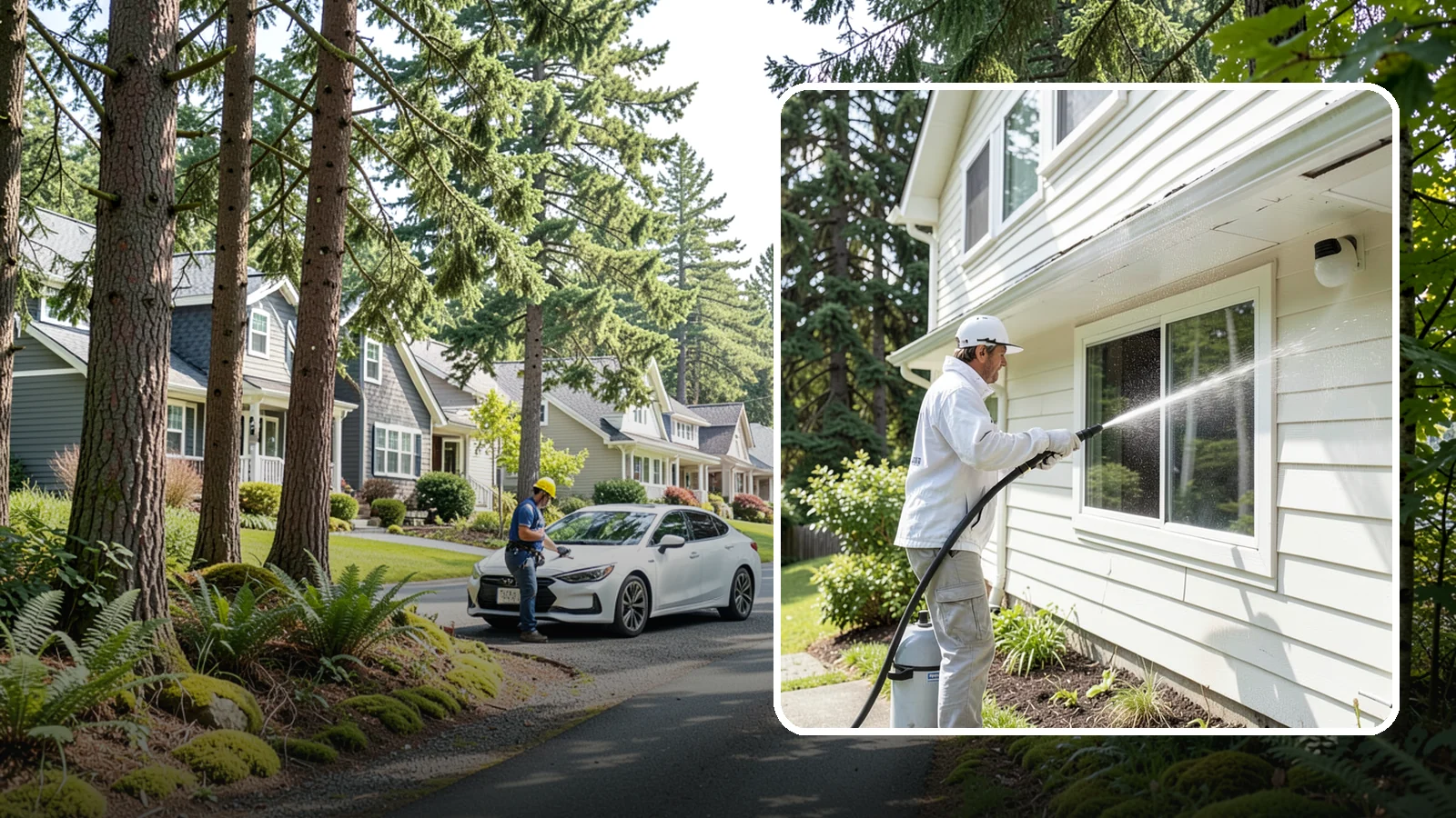 Whole Home Exterior Cleaning in Normandy Park, King County, WA - Whole home exterior cleaning is a complete package covering siding, trim, eaves, and entry surfaces for a fully refreshed...