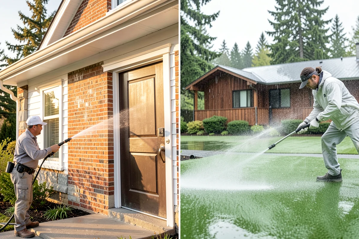 Whole Home Exterior Cleaning in Normandy Park, King County, WA - Survey the full exterior and plan the sequence