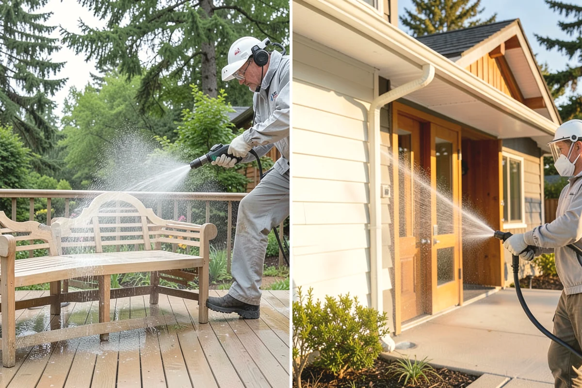 Whole Home Exterior Cleaning in North Bend, King County, WA - Survey the full exterior and plan the sequence