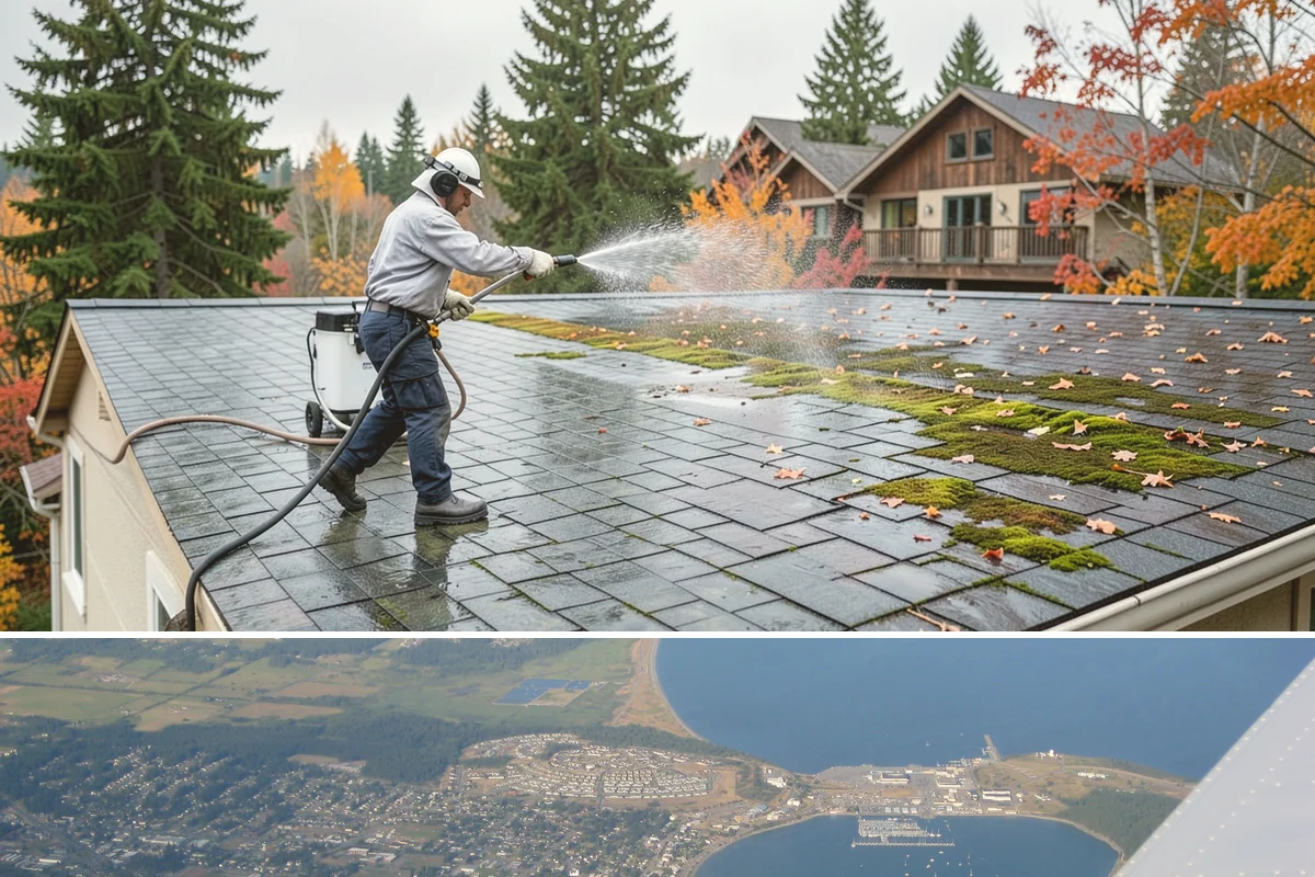 Whole Home Exterior Cleaning in Oak Harbor, Island County, WA - Book the full package during the dry summer window so every surface dries cleanly before the rains return.