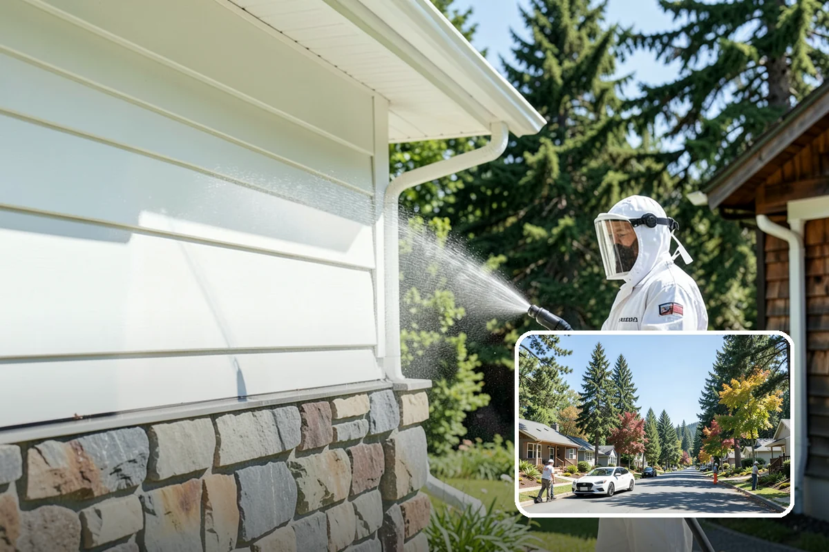 Whole Home Exterior Cleaning in Orting, Pierce County, WA - Covers every exterior surface in one visit