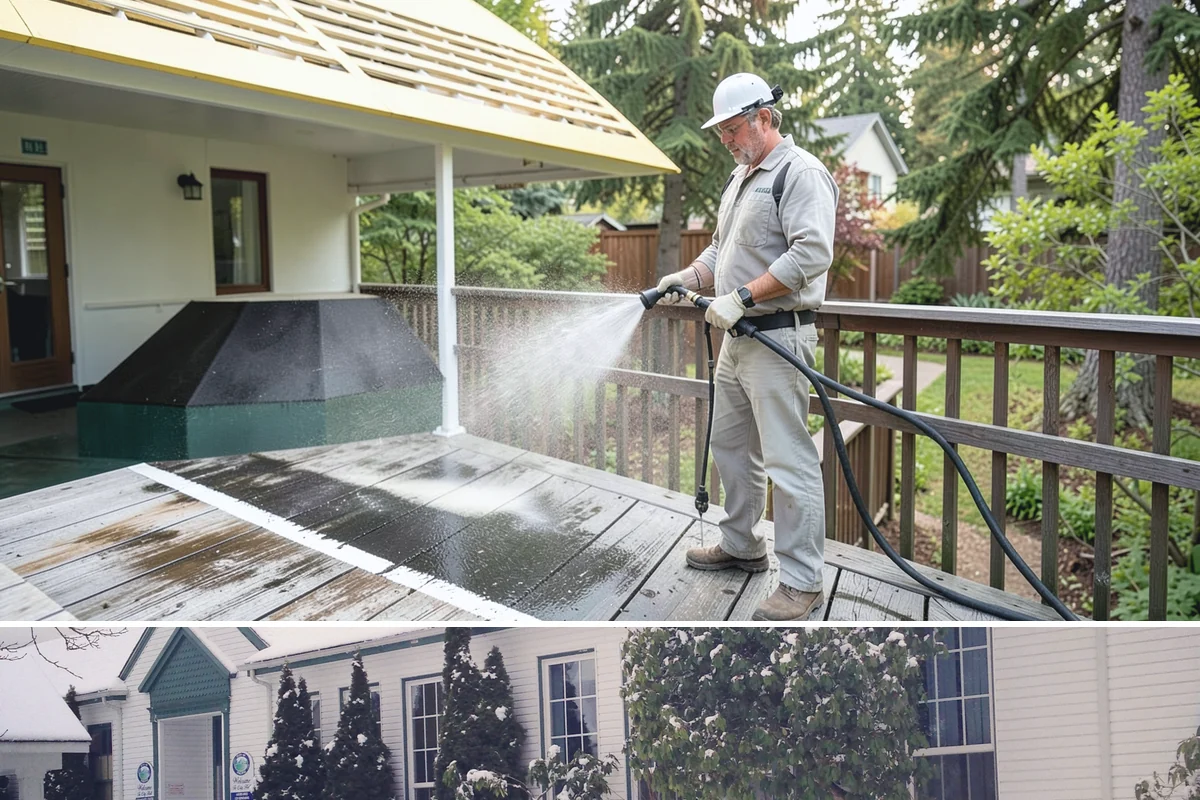Whole Home Exterior Cleaning in Pacific, King County, WA - Book the full package during the dry summer window so every surface dries cleanly before the rains return.