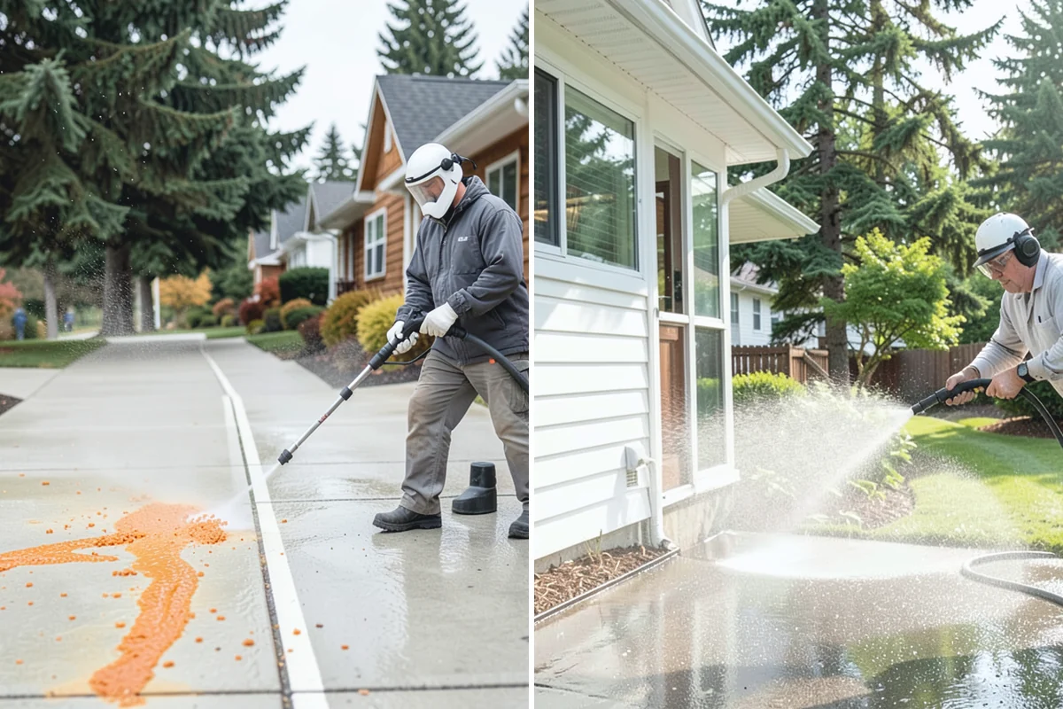 Whole Home Exterior Cleaning in Roy, Pierce County, WA - Survey the full exterior and plan the sequence