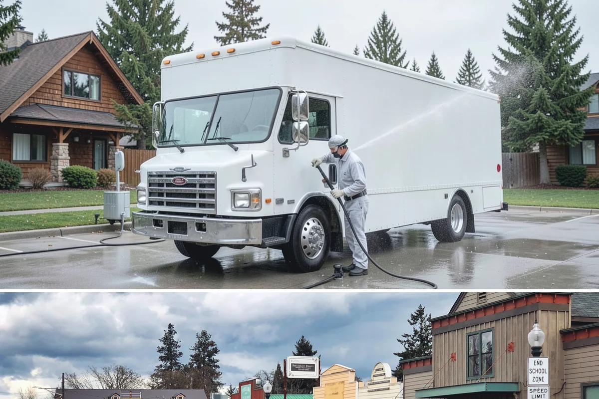 Whole Home Exterior Cleaning in Roy, Pierce County, WA - Book the full package during the dry summer window so every surface dries cleanly before the rains return.