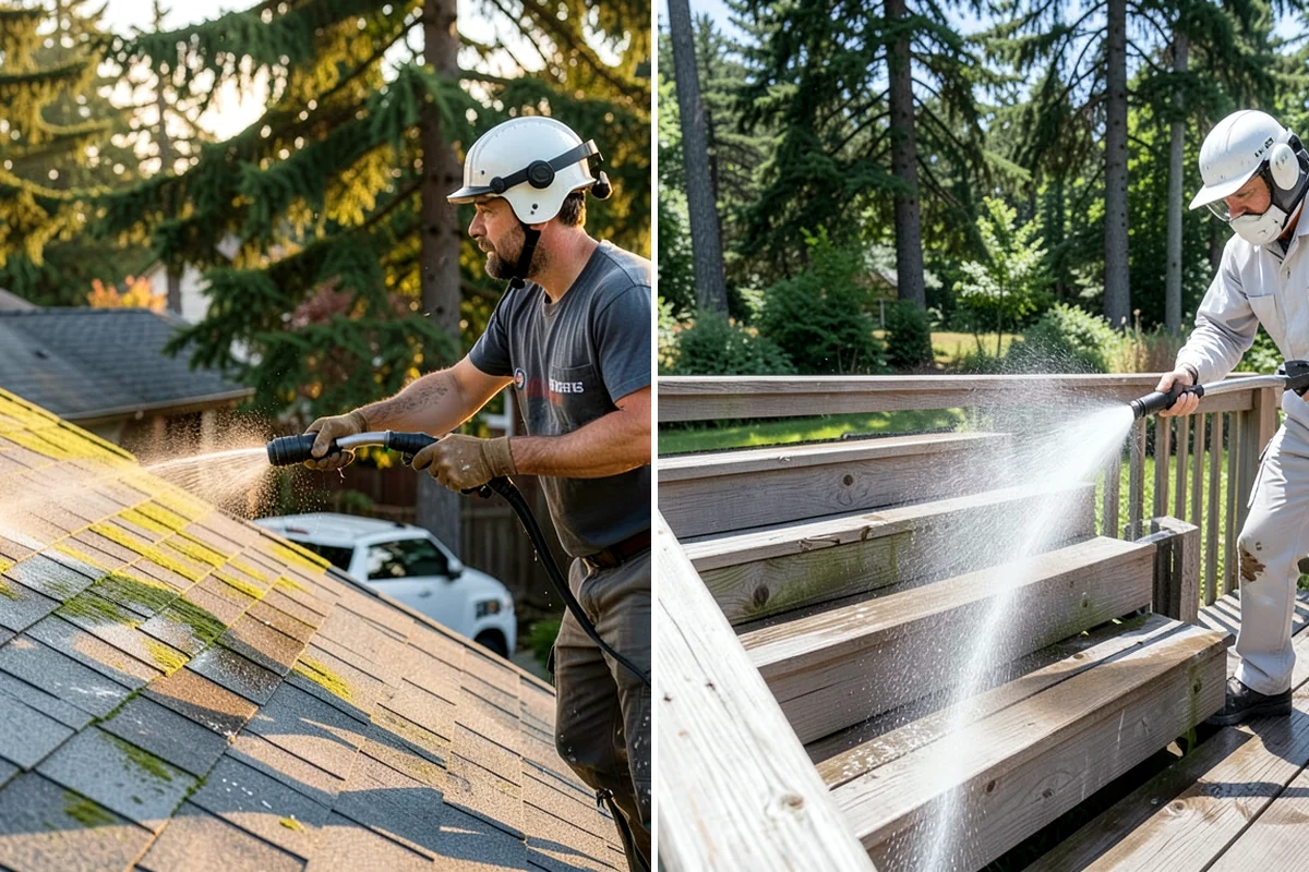 Whole Home Exterior Cleaning in SeaTac, King County, WA - Survey the full exterior and plan the sequence