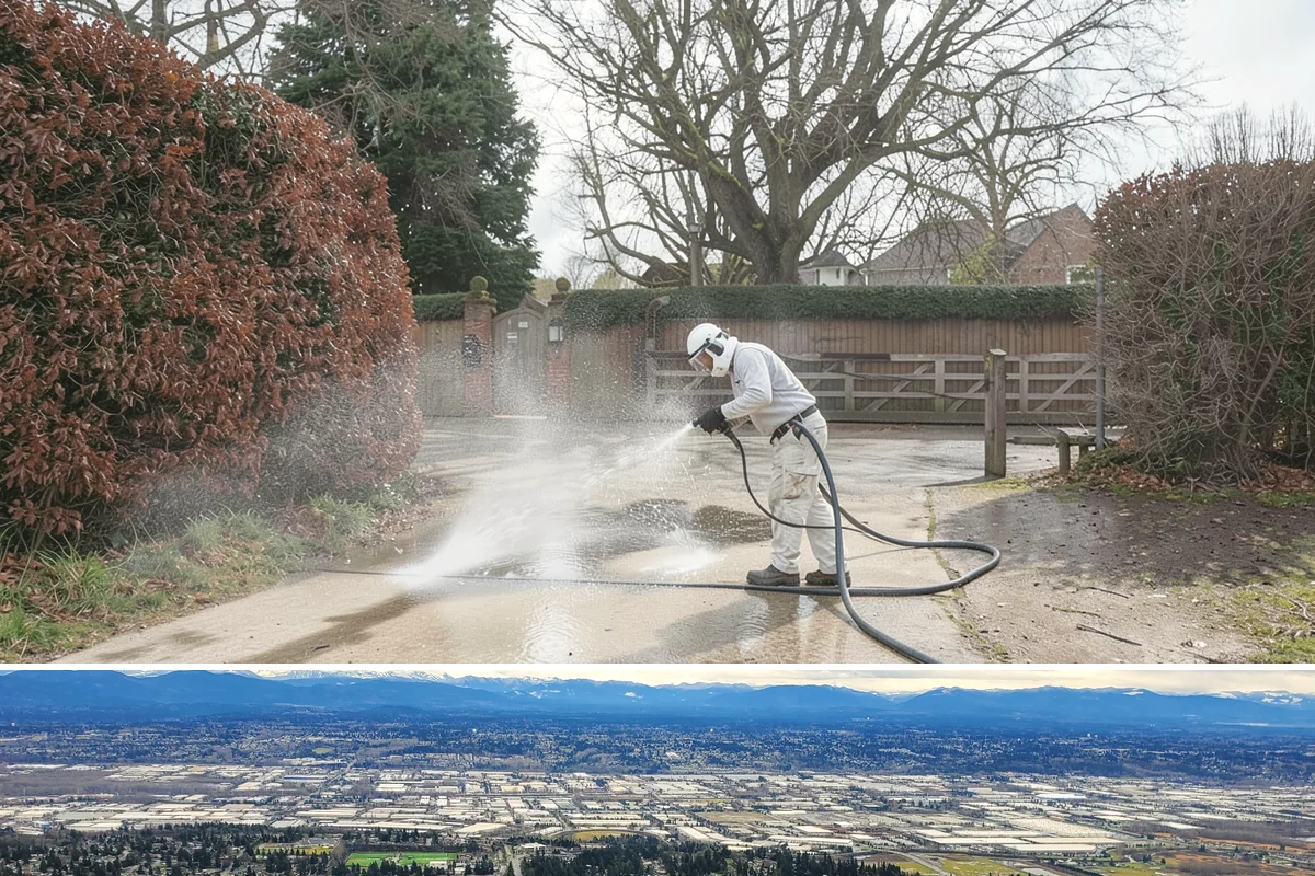 Whole Home Exterior Cleaning in SeaTac, King County, WA - Book the full package during the dry summer window so every surface dries cleanly before the rains return.