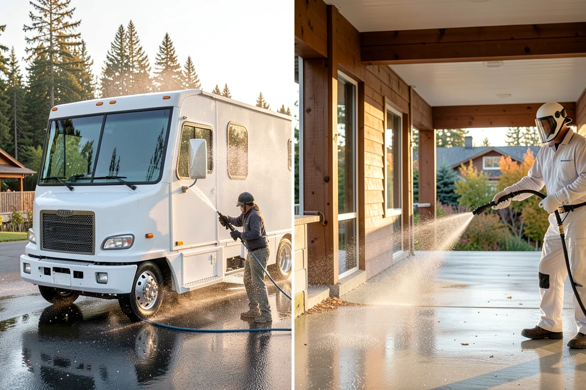 Whole Home Exterior Cleaning in Snoqualmie, King County, WA - Survey the full exterior and plan the sequence