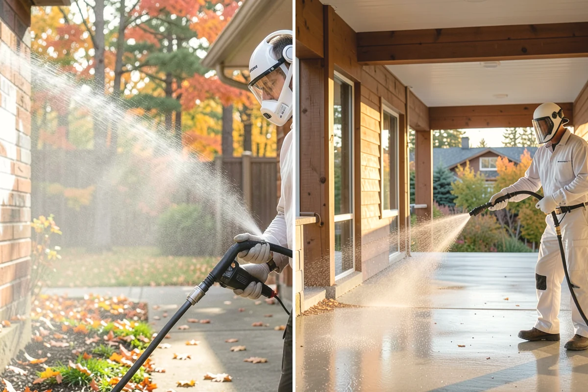 Whole Home Exterior Cleaning in Steilacoom, Pierce County, WA - Survey the full exterior and plan the sequence