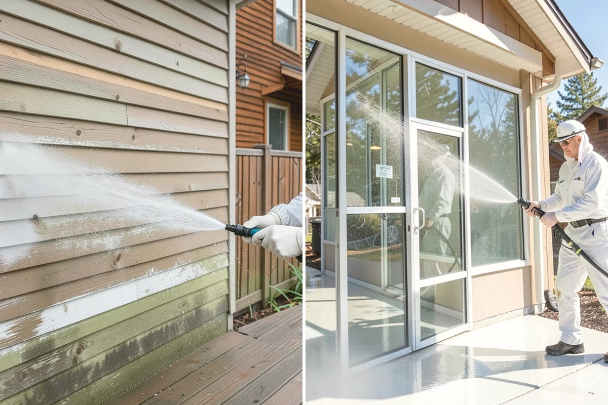 Whole Home Exterior Cleaning in Tukwila, King County, WA - Survey the full exterior and plan the sequence
