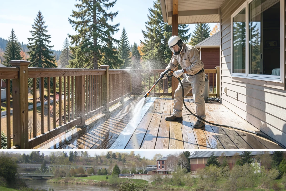 Whole Home Exterior Cleaning in Tukwila, King County, WA - Book the full package during the dry summer window so every surface dries cleanly before the rains return.