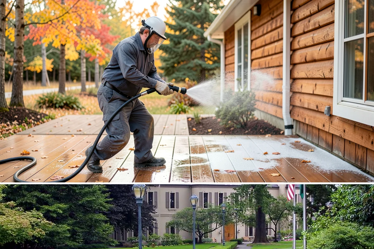 Whole Home Exterior Cleaning in Woodinville, King County, WA - Book the full package during the dry summer window so every surface dries cleanly before the rains return.