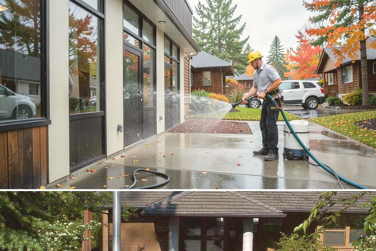 Whole Home Exterior Cleaning in Yarrow Point, King County, WA - Book the full package during the dry summer window so every surface dries cleanly before the rains return.
