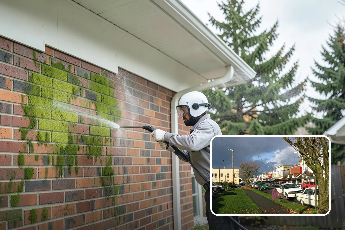 Window Sill Cleaning in Arlington, Snohomish County, WA - Clears algae and organic streaks from the sills