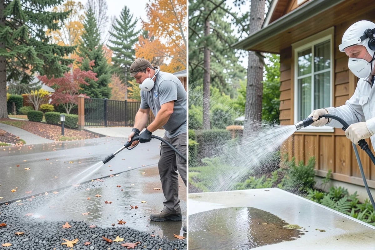 Window Sill Cleaning in Auburn, King County, WA - Clear loose debris from the sill surfaces