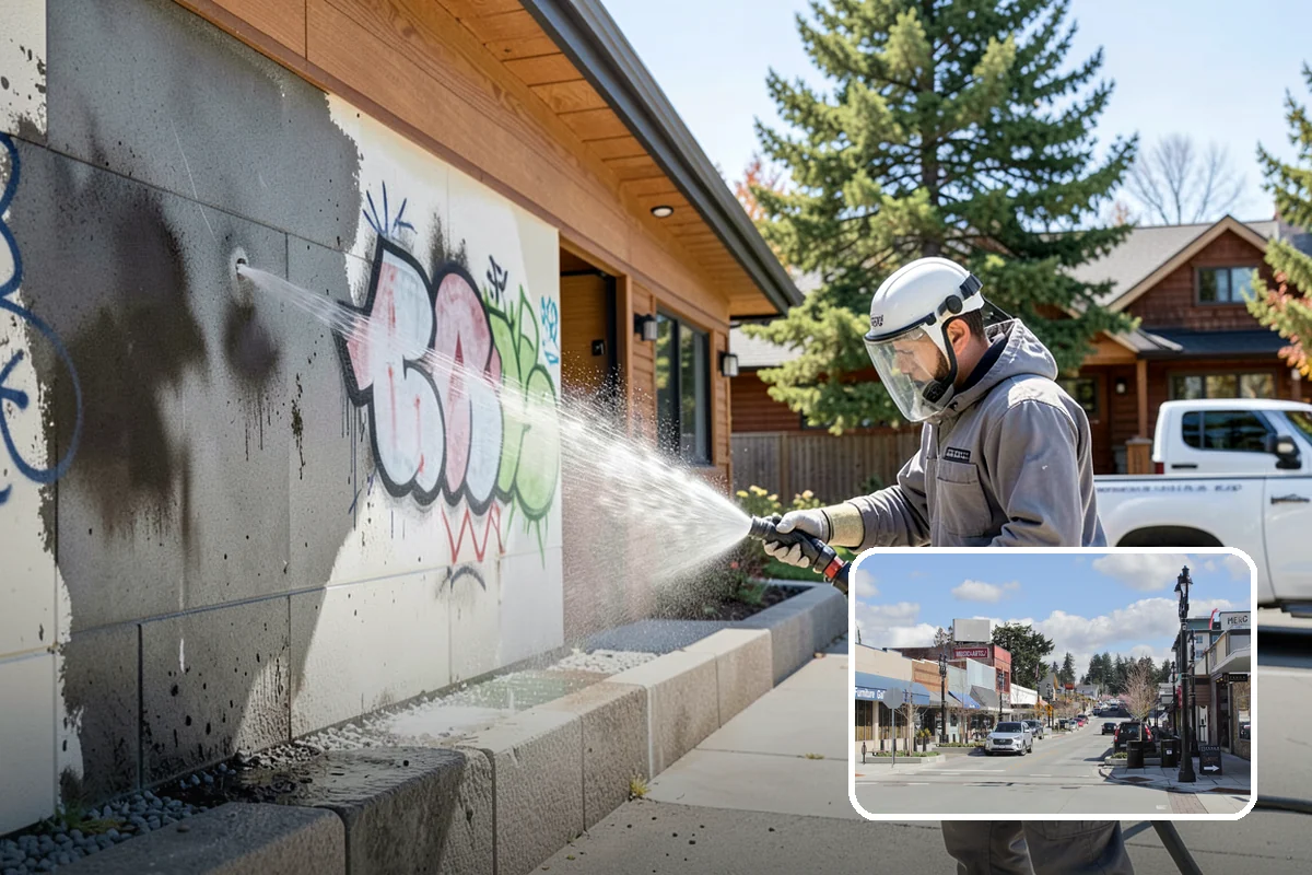 Window Sill Cleaning in Bothell, King County, WA - Clears algae and organic streaks from the sills