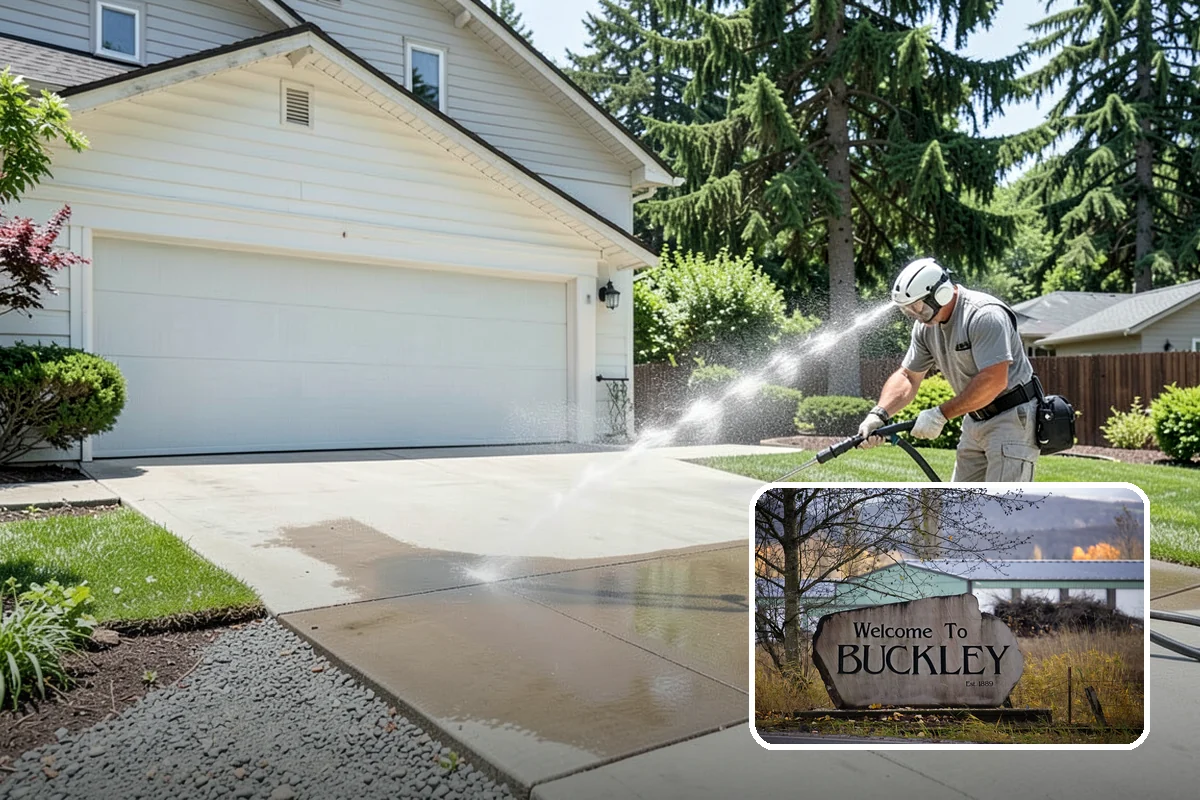 Window Sill Cleaning in Buckley, Pierce County, WA - Clears algae and organic streaks from the sills