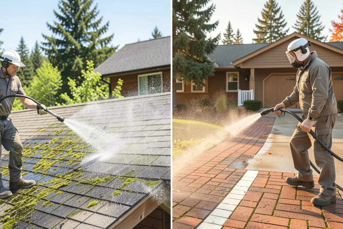 Window Sill Cleaning in Burien, King County, WA - Clear loose debris from the sill surfaces