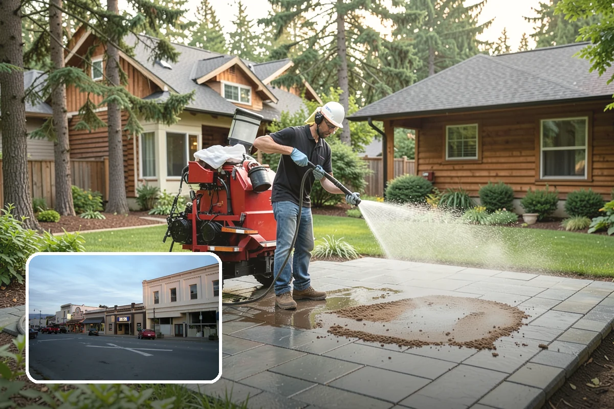 Window Sill Cleaning in Burlington, Skagit County, WA - Clears algae and organic streaks from the sills